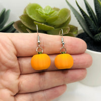 Halloween Fall Pumpkin Earrings