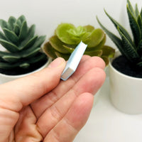 3D Light Blue Book Charms, 27x18mm