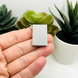 3D Gray Book Charms, 27x18mm