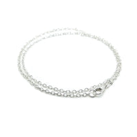 12 or 72 Pieces: 18" Pre-made Silver Plated Necklace Chains