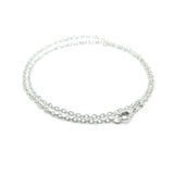 12 or 72 Pieces: 18" Pre-made Silver Plated Necklace Chains