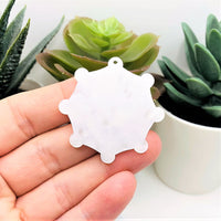 1, 4 or 20 Pieces: Acrylic Spider Web Halloween Pendant
