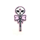Halloween Skull Lollipop Pendant, 55x25mm
