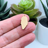 4, 20 or 50 Pieces: Neapolitan Ice Cream Cone Enamel Charms
