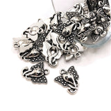 4, 20 or 50 Pieces: Antique Silver Tibetan Elephant Head Charms