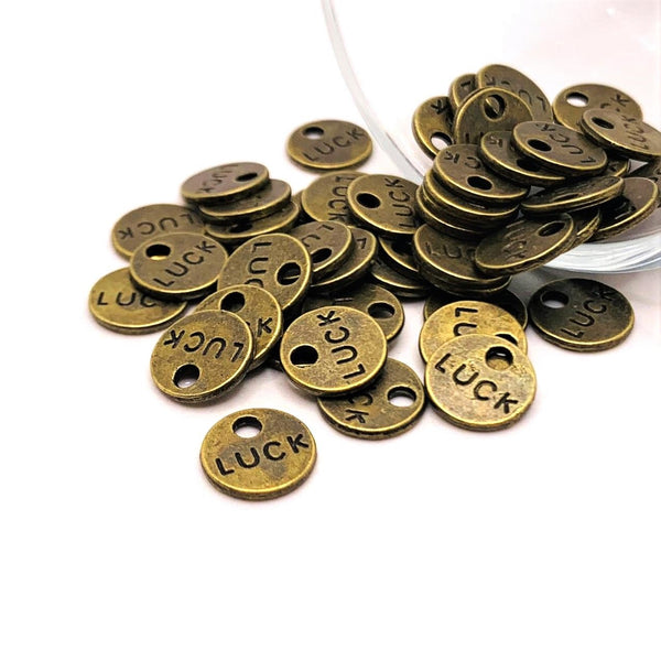 4, 20 or 50 Pieces: Small Bronze Irish Luck Charms