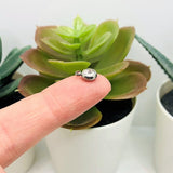 4, 20 or 50 Pieces: 201 Stainless Steel, Clear Diamond April Birthstone Rhinestone Charms