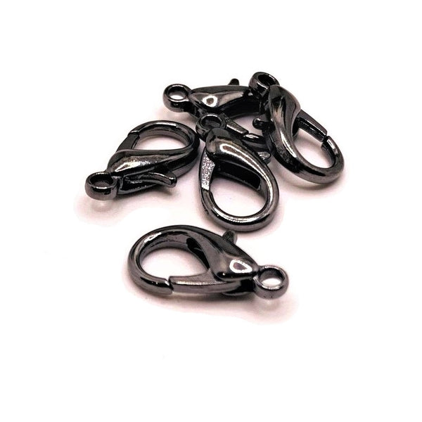 100, 500 or 1,000 Pieces: 10 mm Gunmetal Open Jump Rings, 18g