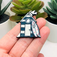 1, 4 or 20 Pieces: Spooky Summer Cabana Charms - Double Sided