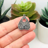 1, 4, 20 or 50 Pieces: Antique Silver Cat Ouija Planchette Charms