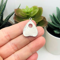 1, 4, 20 or 50 Pieces: Antique Silver Cat Ouija Planchette Charms