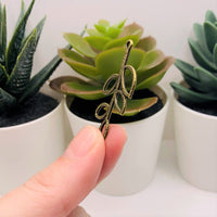 4, 20 or 50 Pieces: Bronze Tree Branch Connector Charms