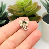 4, 20 or 50 Pieces: Antique Silver Tibetan Elephant Head Charms