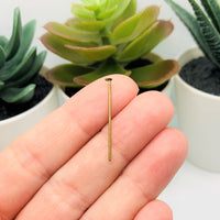 100 or 500 Pieces: 26 mm Bronze Head Pins, 20g