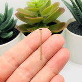 100 or 500 Pieces: 26 mm Bronze Head Pins, 20g
