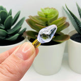 4 or 20 Pieces: Clear Christmas Lightbulb 3D Acrylic Charms