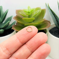 100, 500 or 1,000 Pieces: 7 mm Rose Gold Jump Rings, 21g