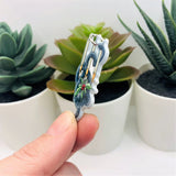 1, 4 or 20 Pieces: Creepy Christmas Snake Candelabra Candle Charms - Double Sided