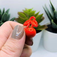 4 or 20 Pieces: Multi-color 3D Cherry Charms