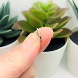Small Stainless Steel Teardrop Accent Charms, 7x10mm