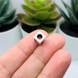 12 or 60 Pieces: White and Black Acrylic Zodiac Beads