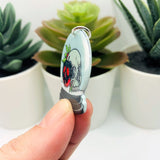 Creepy Christmas Snow Globe Charms, 31x35mm