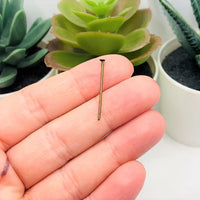 100 or 500 Pieces: 24 mm Bronze Head Pins, 20g