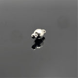 4, 20 or 50 Pieces: Round Magnetic Silver Plated Jewelry Clasps