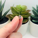 4, 20 or 50 Pieces: Silver Detailed Tree Spacer Charm Beads - Double Sided
