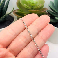 10 Meters Antique Silver Bulk Chain 2x3mm links