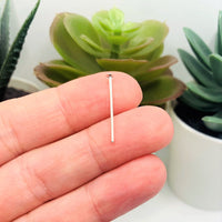 100 or 500 Pieces: 20 mm Silver Plated Head Pins, 20 gauge