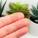 100 or 500 Pieces: 20 mm Silver Plated Head Pins, 20 gauge