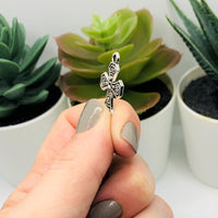 4, 20 or 50 Pieces: Antiqued Silver Cross Pendant Charms