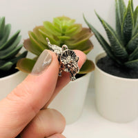 1, 4 or 20 Pieces: Silver Triceratops 3D Dinosaur Charms