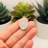 Antique Silver Well Behaved Women Rarely Make History Charms, 16x21mm