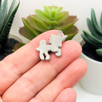 1, 4, 20 or 50 Pieces: White and Rainbow Enamel Unicorn Charms