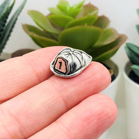 1, 4, 20 or 50 Pieces: Antique Silver Fireman Helmet, 3D Charms