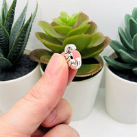 4, 20 or 50 Pieces: Southwestern Cattle Skull Spacer Charm Beads - Double Sided