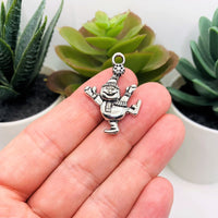 11 Piece Antique Silver Christmas Mix Charms