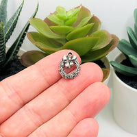 11 Piece Antique Silver Christmas Mix Charms