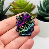 1, 4 or 20 Pieces: Hail Satan Rainbow Cat Charms