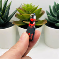 Punk Bloody Birthday Cake Charms, 36x21mm
