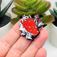 1, 4 or 20 Pieces: Red Mushroom Girl Toadstool Charms - Double Sided