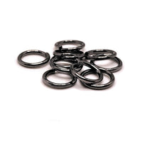 8mm, 18g, Gunmetal Plated Open Jump Rings