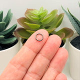 8mm, 18g, Gunmetal Plated Open Jump Rings