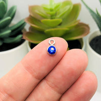 20 or 50 Pieces: Mixed Color Small Rhinestone Charms
