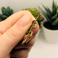 4, 20 or 50 Pieces: Bronze Tree Branch Charm, Leaf Connector