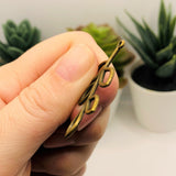 4, 20 or 50 Pieces: Bronze Tree Branch Charm, Leaf Connector