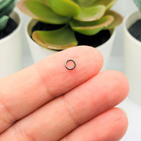 100, 500 or 1,000 Pieces: 4 mm Gunmetal Gray Open Jump Rings, 21g