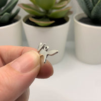 4, 20 or 50 Pieces: Small Silver Fox Charms
